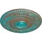 Ekena Millwork Neuveau Ceiling Medallion (Fits Canopies up to 6 3/8"), 24 1/4"OD x 2"P, Copper Green Patina CM24NACGS - alternate 4